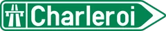 Panneau F31 : Signal de direction : itinéraire par autoroute