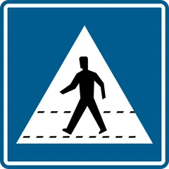 Panneau F49 : Passage pour piétons