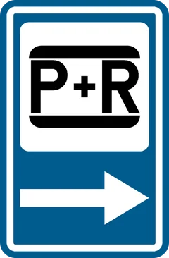 Panneau F59c2 : Annonce d'un parking