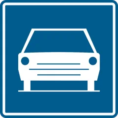 Panneau F9 : Route pour automobiles