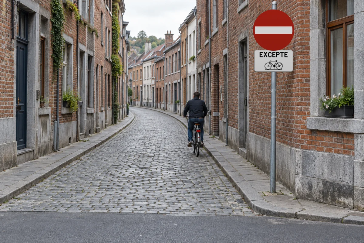 Exemples de panneaux additionnels du code de la route belge