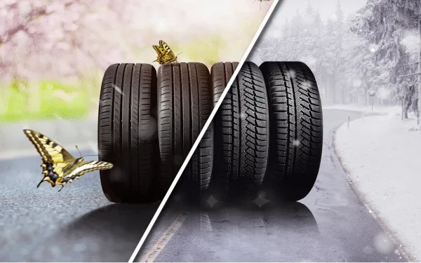 Comparaison entre un pneu été et un pneu hiver