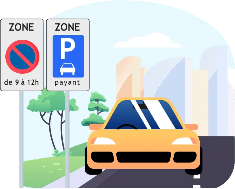 Vue d'ensemble des signaux à validité zonale du code de la route belge