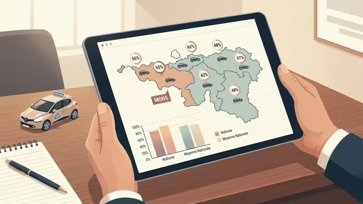 Statistiques et taux de réussite en Wallonie.