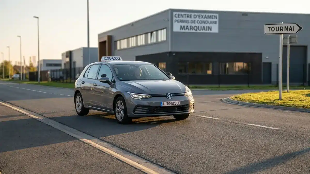 Parcours pour l'examen pratique de Tournai (Marquain) : itinéraires et conseils 2026.