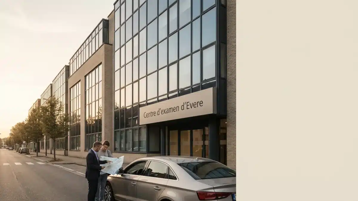 Parcours pour l'examen pratique d'Evere (Schaerbeek) : Itinéraires et conseils 2026.